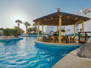 Poolside bar