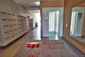 Interior entrance