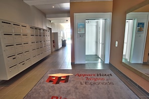 Interior entrance