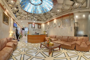 Sala de estar en el lobby