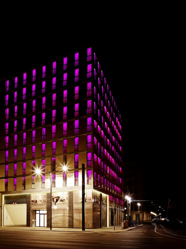 Front of property – evening/night
