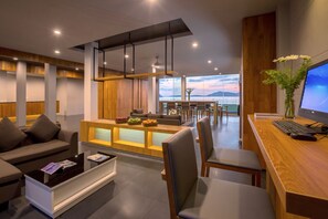 Lobby sitting area