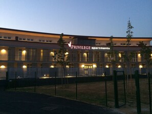 Front of property – evening/night