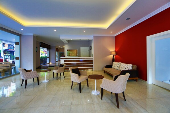 Sala de estar do lobby