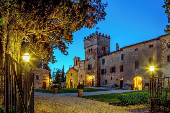 Front of property – evening/night