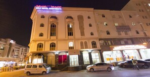 Overnatningsstedets facade