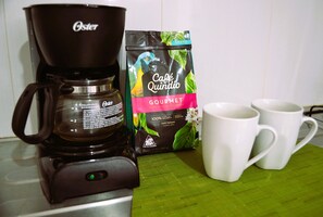 Kaffe och/eller kaffebryggare
