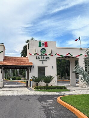 Gated community entrance
