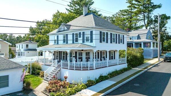A Historic Retreat Just Steps from the Shore. Unwind in this spacious 5-bedroom.