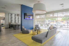 Sala de estar en el lobby