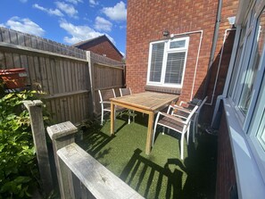 Outside eating area 