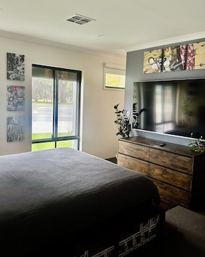 View of your huge room from the doorway
