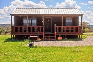 Cabin Exterior with Barbeque Grill