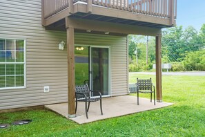 Patio with seating for 2