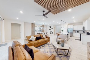 Downstairs living area