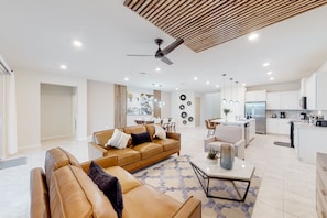 Downstairs living area