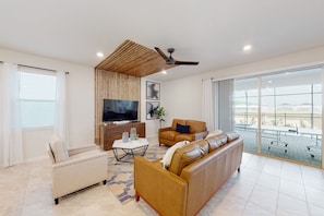 Downstairs living area