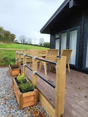 Decking With Table & Chairs