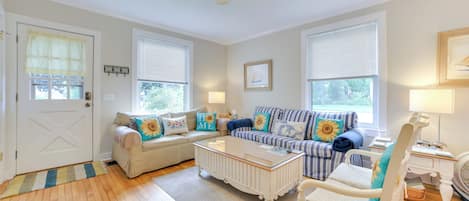 Charlevoix Vacation Rental | 3BR | 1.5BA | 1,100 Sq Ft | 4 Steps Required