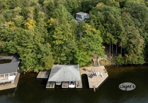 Boathouse &amp; Bunkie Arial View
