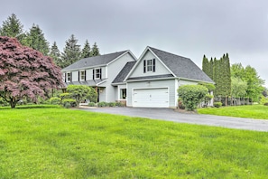 Front of home with attached garage - available for guest use