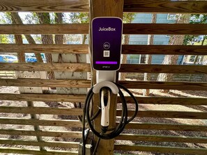 Enjoy the convenience of Level Two EV Electric Car Charging! See description for details.