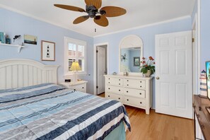 The Queen Master Bedroom offers added privacy with its own en-suite bathroom featuring a combo tub/shower.