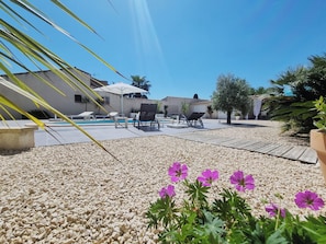 Schwimmbad des Ferienhauses
