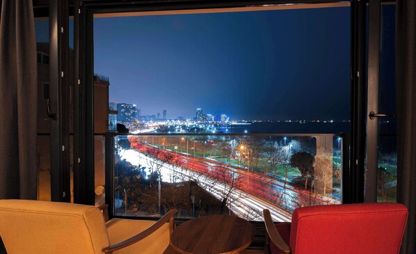 The view from living room