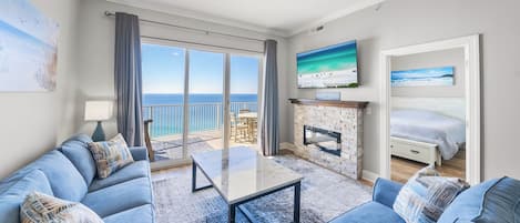 Gulf front living room