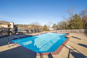 Pool while in season.
