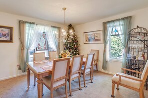 Dining Room | 1st Floor | 2-Story Home | Dishware & Flatware