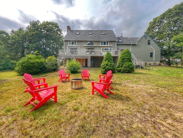 Backyard Looking at House