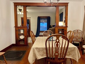 Dining room with plenty of seating available.