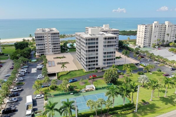 Overview of complex and beach