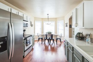 Building, Dining Room, Dining Table, Furniture, Indoors