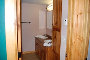 Basement bathroom