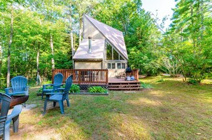 Relax and unwind in this beautiful backyard haven.
