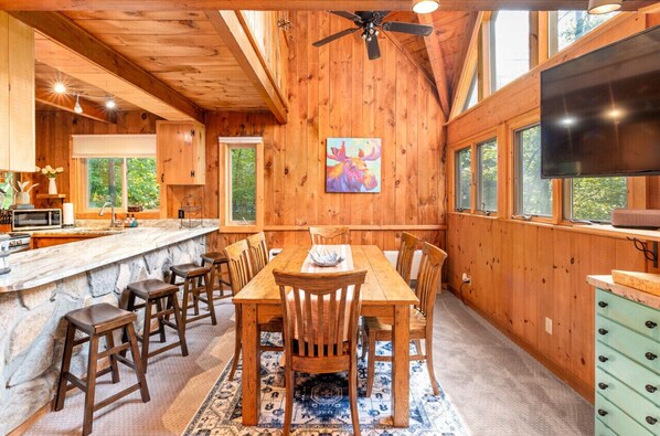 Gather and enjoy in this inviting dining area.