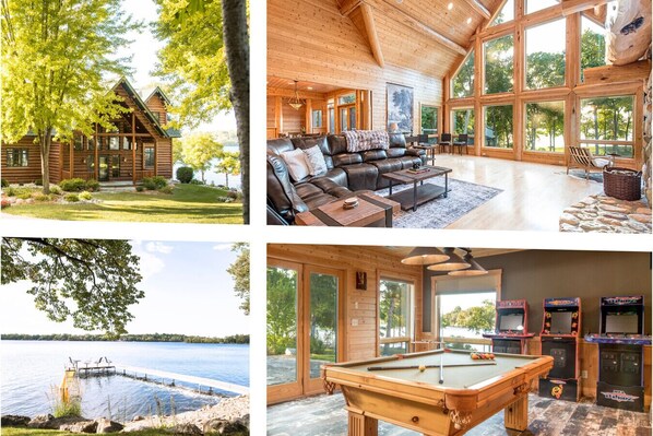 Outlaw's Lodge - private beach & dock, pool table, arcade games, and lots more!