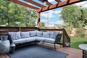 Enjoy a delightful and intimate gathering in your backyard with your loved ones.