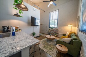 A welcoming space for relaxation, socializing, and leisure activities.