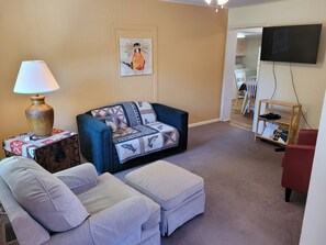 OVERALL:  Overview of the living room.