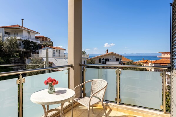 Seaview from the balcony of the property