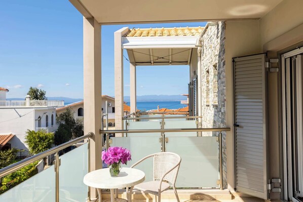 Seaview from the balcony of the property