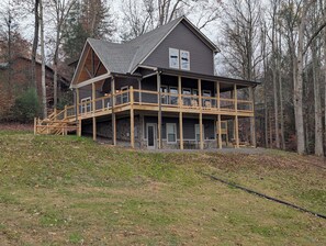 Enjoy the views & morning coffee from the wraparound porch or walkout basement