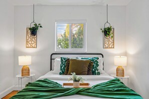 Beautifully decorated bedroom