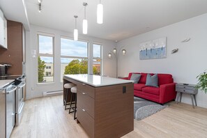 Kitchen island for meal prep