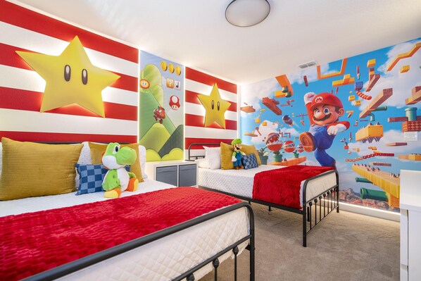 2nd Floor Mario Room (2 Full Size Beds)