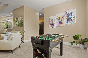 Family room. Game Table.